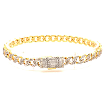 BIBELOT 6MM  925 Silver Cuban Bracelet | 9221722