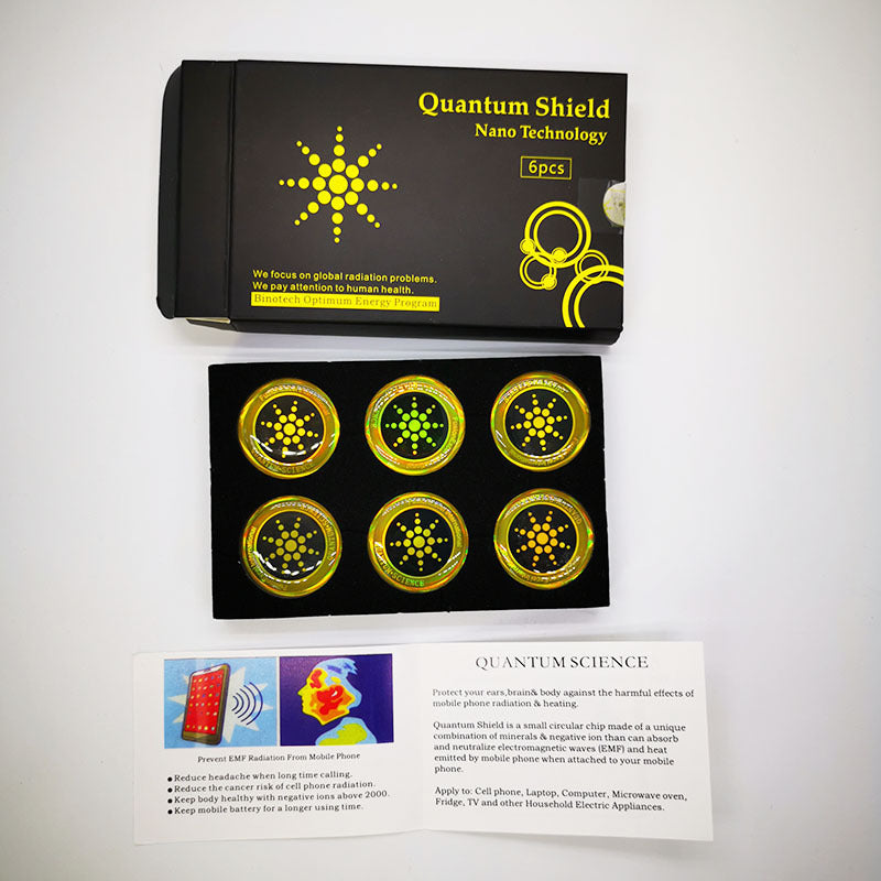 Anti-electromagnetic wave phone stickers