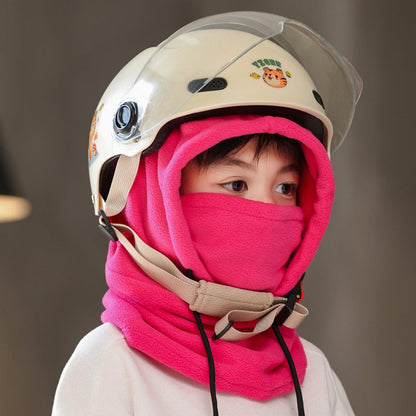 Thickened All-in-one Hat Scarf And Mask With Ear Protectionkeeps You Warm And Blocks The Wind