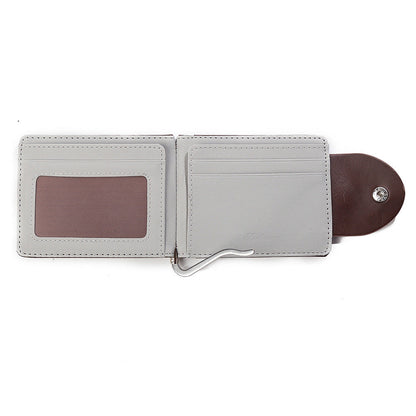 PU Leather Wallet Short Fashion Men&