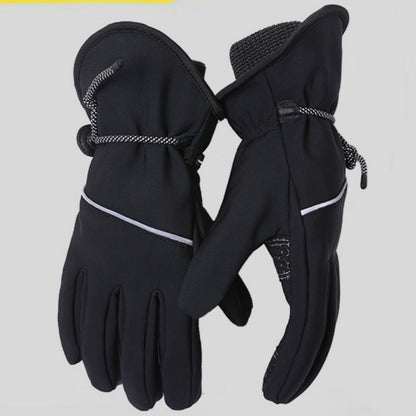 Warm Ski Riding Gloves Fleece-lined Thickened