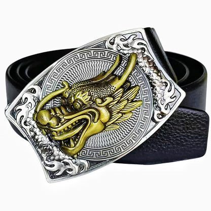 Smooth Buckle For Self-defense Trendy Punk-style Belt Buckle With A Distinctive Look
