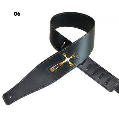 Color Printing Folk Guitar Shoulder Strap Musical Instrument Accessories