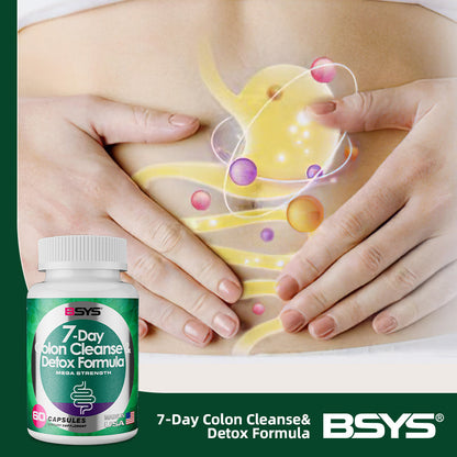 BSYS 7 Day Colon Cleanse &amp; Detox Formula 60&