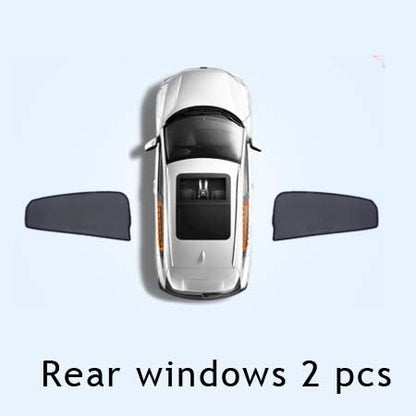 Glass Front Sunshade Privacy Car Curtain