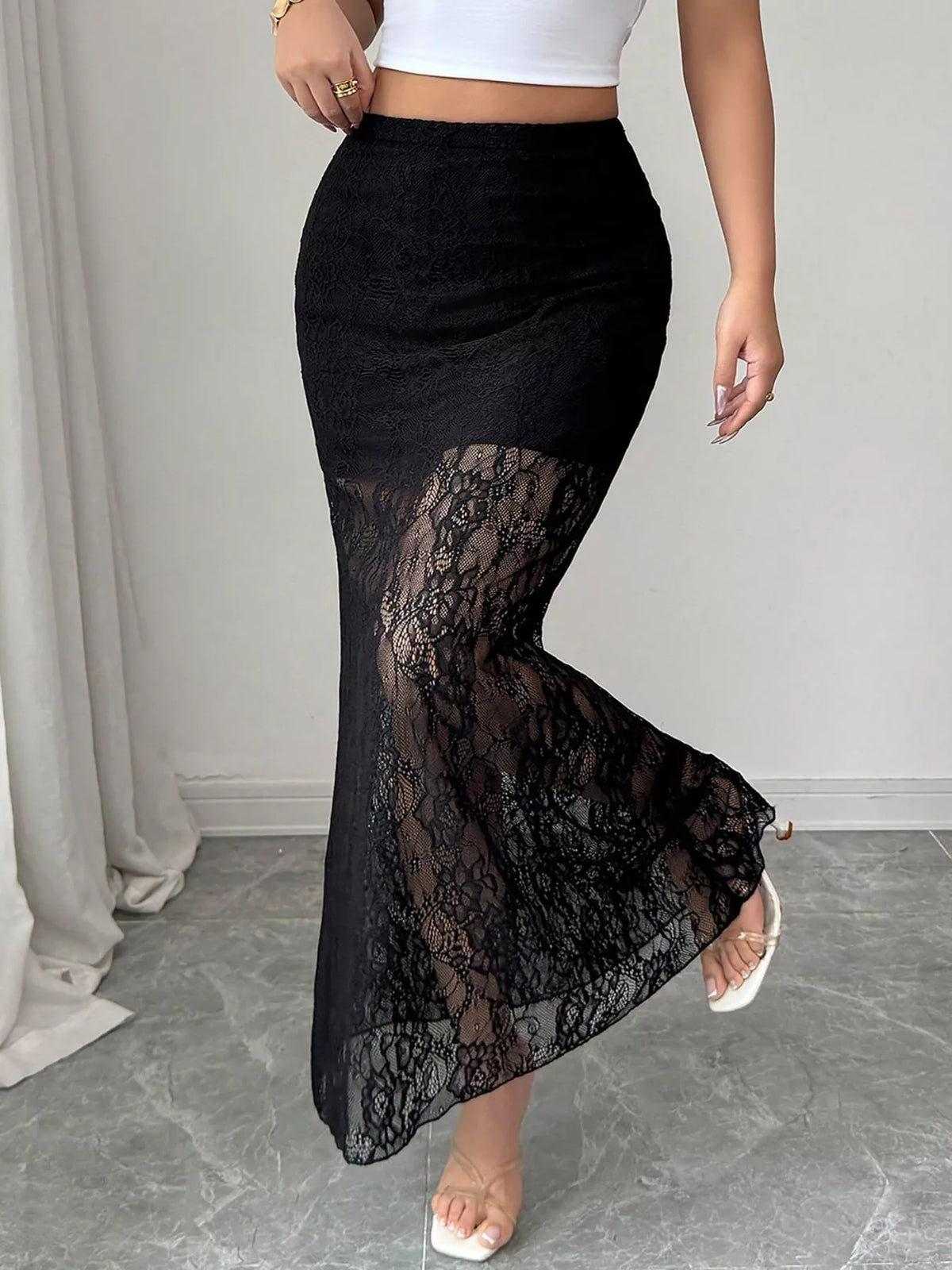Lace Maxi Skirt
