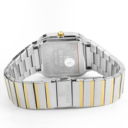 Square Double-point Casual Couple Functional Watch