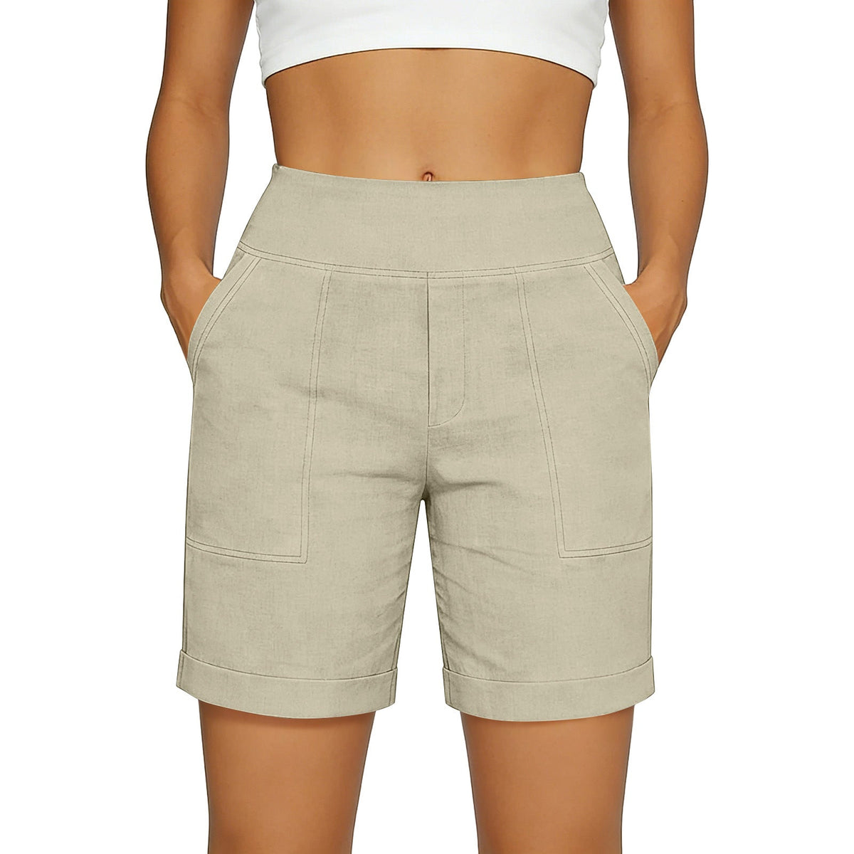 Womens Loose-fitting Breathable Straight-leg Lounge Pants