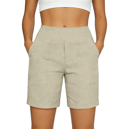Womens Loose-fitting Breathable Straight-leg Lounge Pants