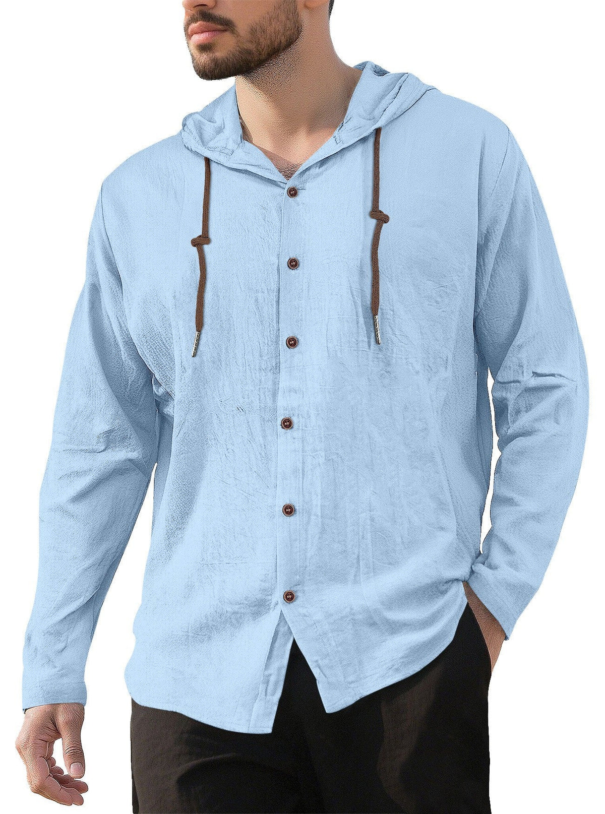 Casual Relaxed-fit Breathable Quick-drying Long-sleeve Shirt