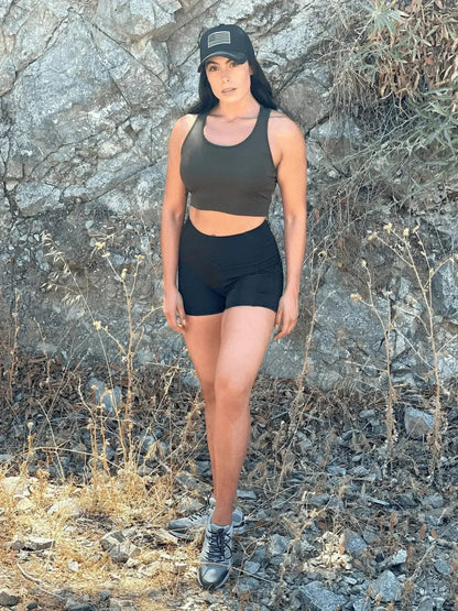 Racerback Training Crop Tank – Lightweight &amp; Breathable for Workouts