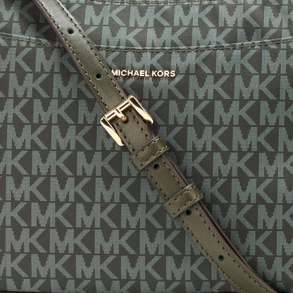 Michael Kors Jet Set Medium Top Zip Pochette Crossbody Bag