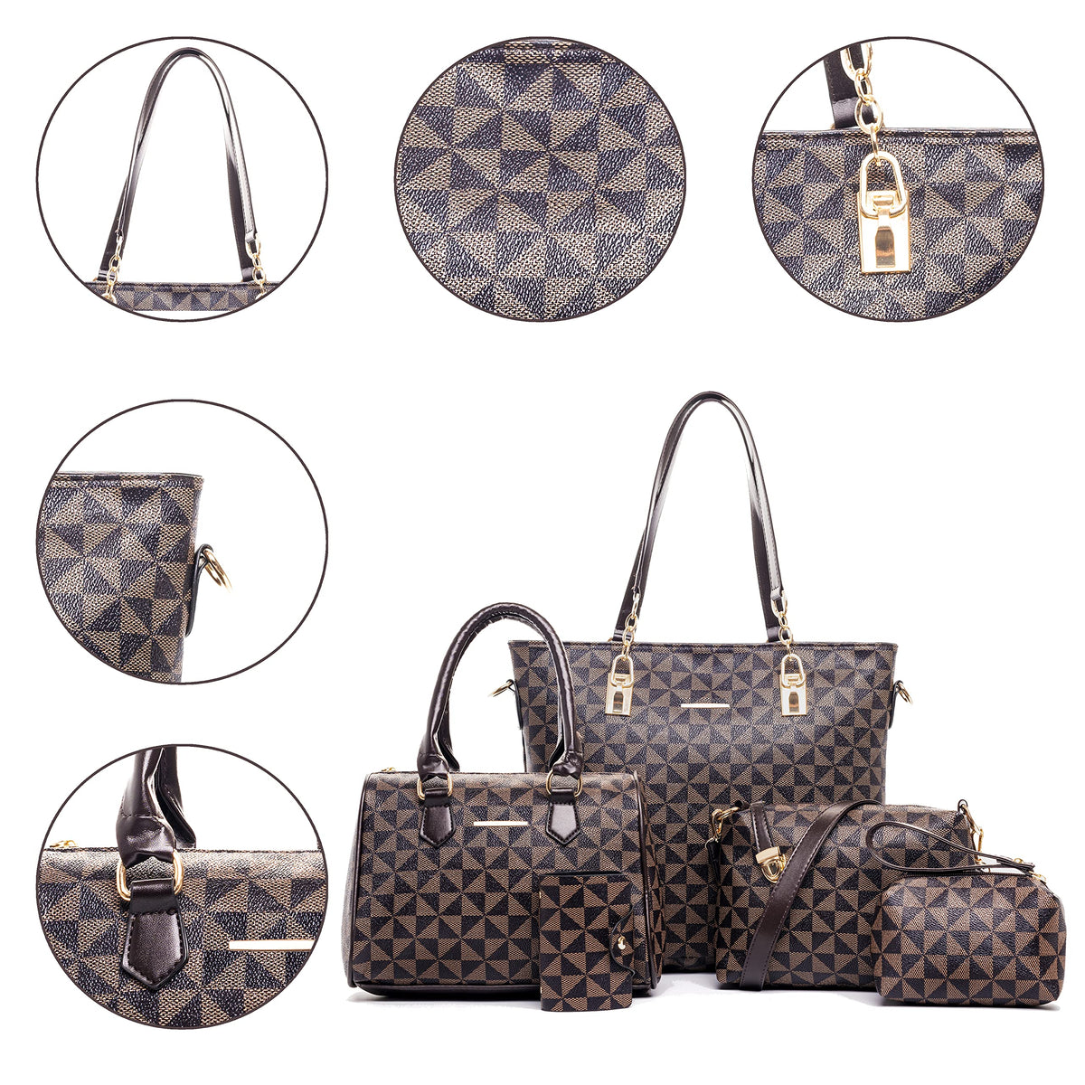 2E-youth Designer Purses and Handbags for Women Satchel Shoulder Bag Tote Top Handle Bag