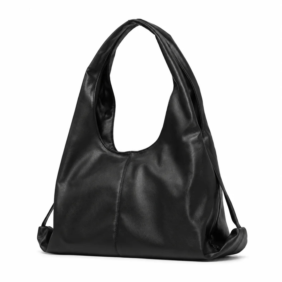 Unbranded Women PU Leather Hobo Shoulder Bag - Large Capacity Daily Commute Tote