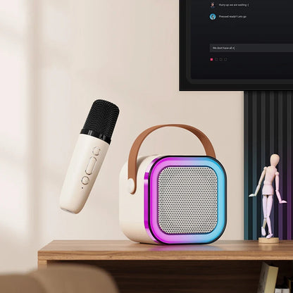 Professional Singing Bluetooth $peaker ColumnSpeaker High-end Ktv Karaoke Microphone Bluetooth Audio Wireless Mic