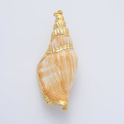 67mm Shell Pearl Sea Conch Shell Charm | AF1405
