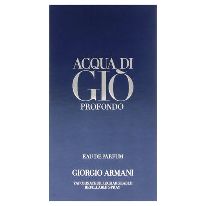 Acqua Di Gio Profondo By Giorgio Armani For Men 3.4 oz Parfum Spray