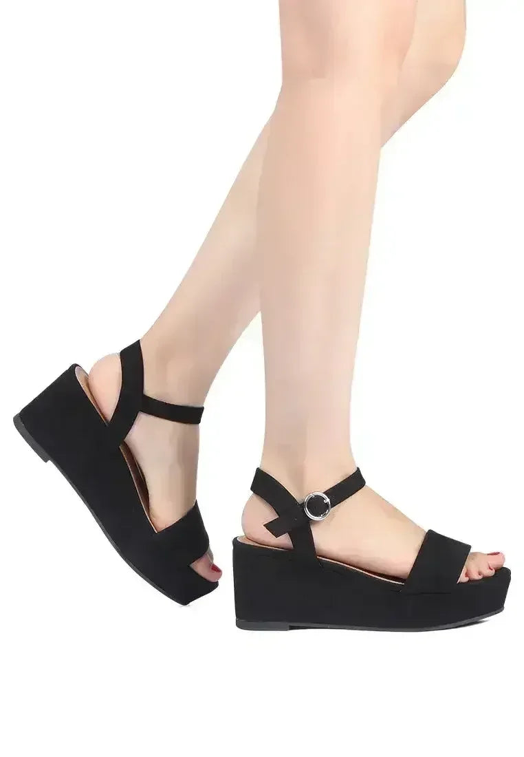 Adjustable Wedge Sandals - Comfort Summer Shoes | Femstylo