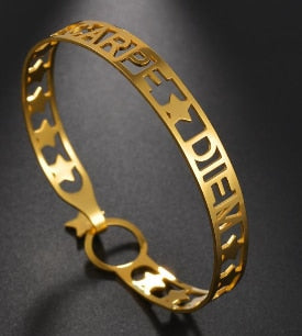 Customized Letter Name Bracelet Bangles for Women Men Chrismas Jewelry Gift