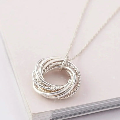 90th Birthday Gift For Nana, Birthday Gift For Mom, 9 Ring 9 Decades