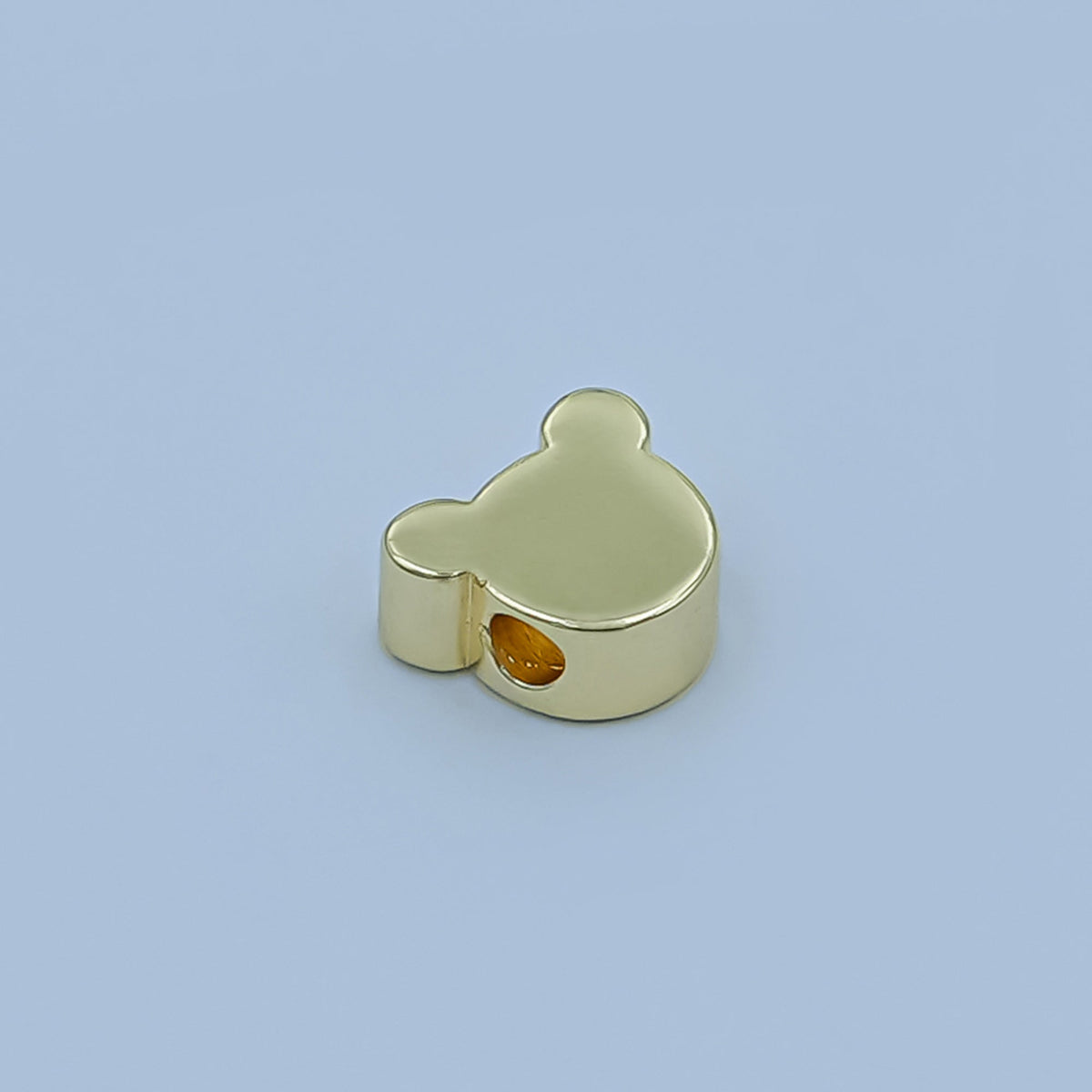 24K Gold Filled 5mm Minimalist Mouse Mini Bead by 20 Pieces | B079