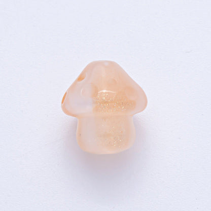 17mm Forest Mushroom Plant Acrylic Resin Bead Set by 2 | B648 - B651