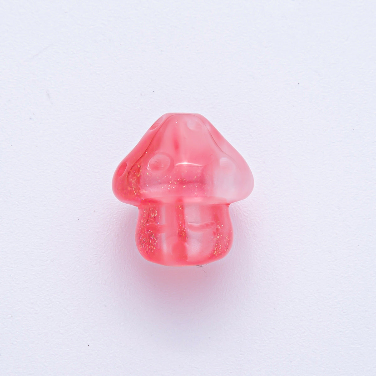17mm Forest Mushroom Plant Acrylic Resin Bead Set by 2 | B648 - B651