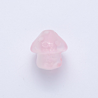 17mm Forest Mushroom Plant Acrylic Resin Bead Set by 2 | B648 - B651