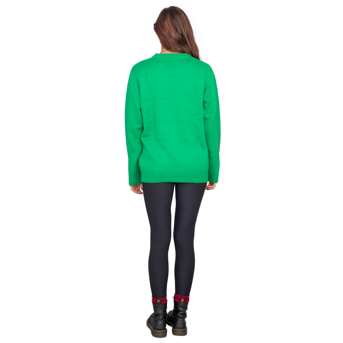 Big Face Adult Unisex Holiday Season Grinch Ugly Christmas Sweater