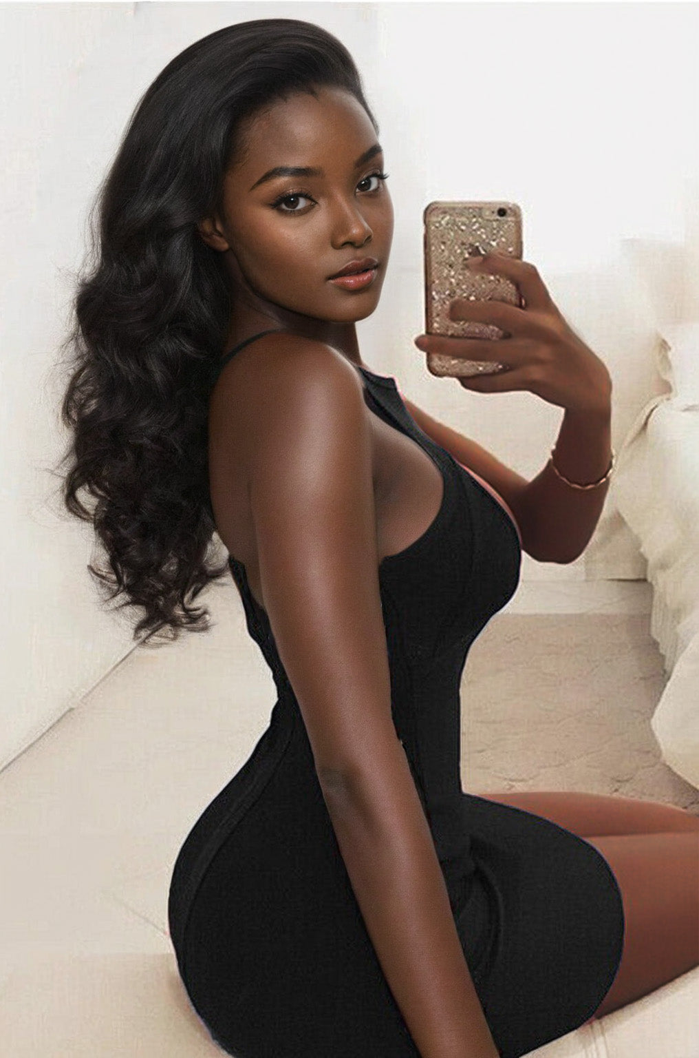 Busty Cut Out Seamless Dress
