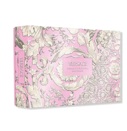 Bright Crystal By Versace For Women 4Pcs Set EDT Spray
