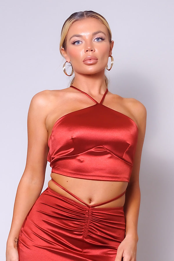 “Diva Deluxe” Earthy Rust Top