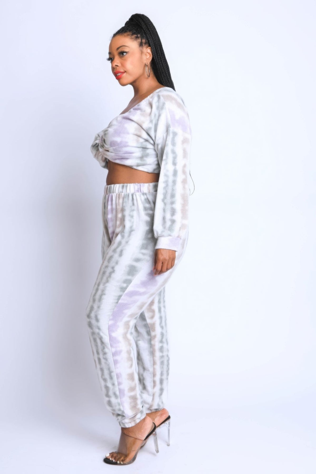“On Clouds” Off Shoulder Set