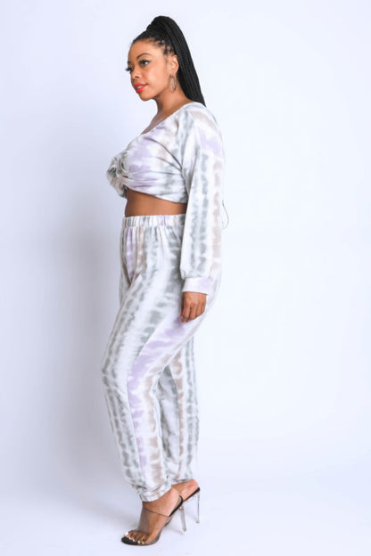 “On Clouds” Off Shoulder Set