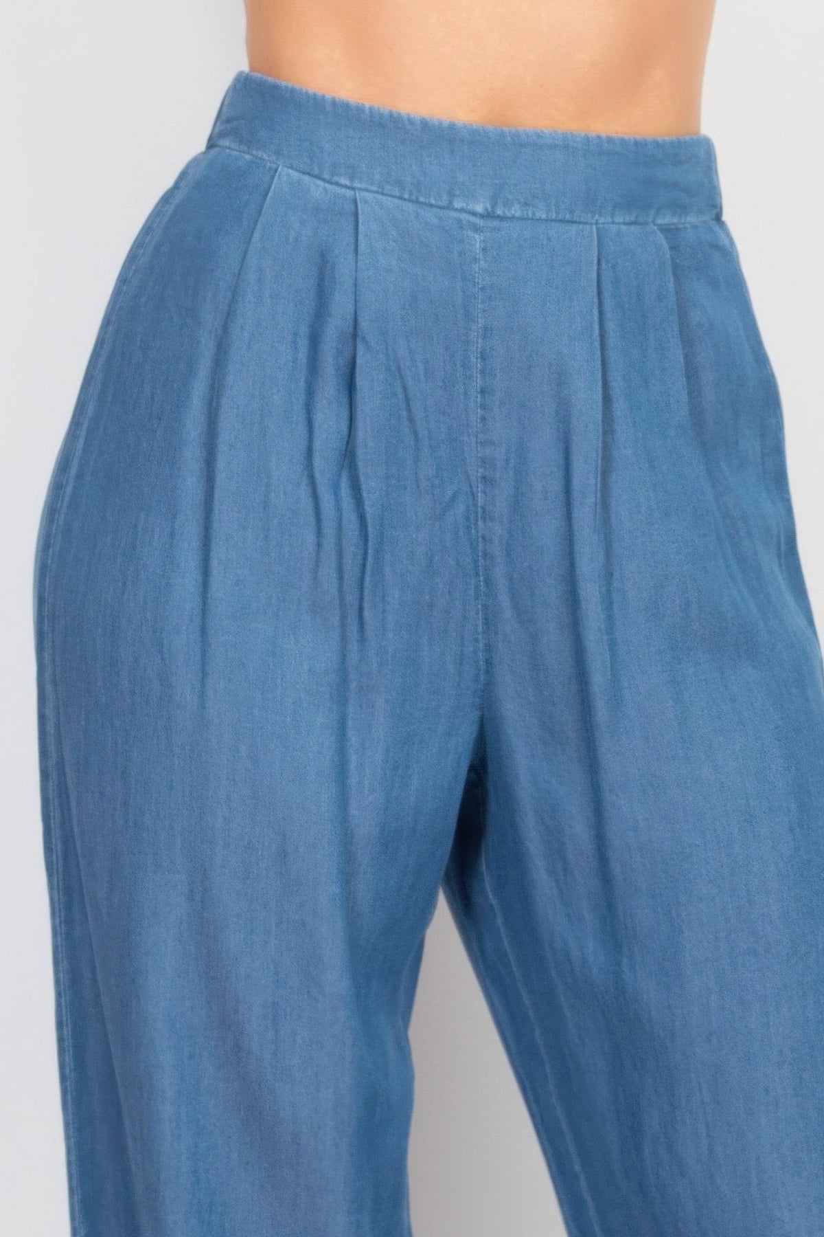 Tube Tied Top &amp; Wide Pants Set