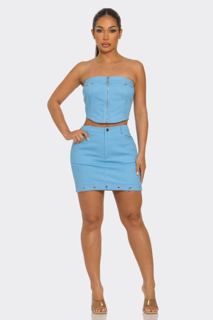 Space Girl Skirt Set