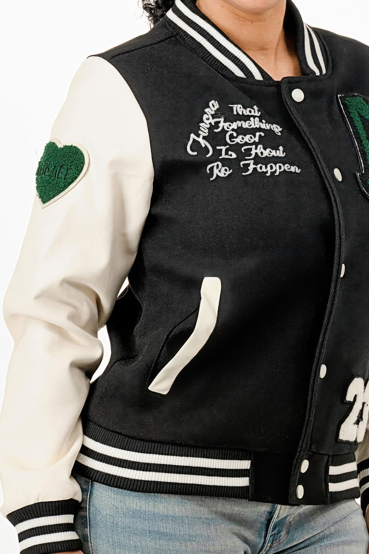 Patch Varsity Bomber Jacket