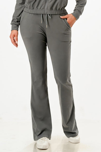 Soft Zipup Track Suit Set