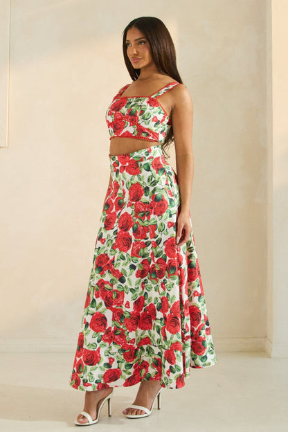Rose Romance Two-piece Set