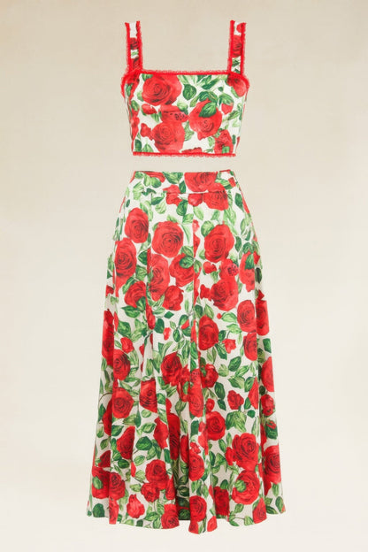 Rose Romance Two-piece Set