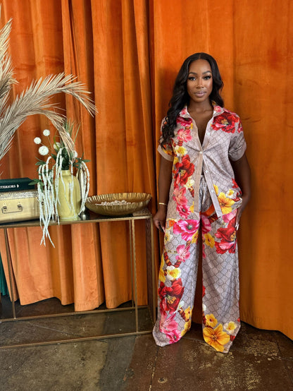 Tropical Muse Pants Set