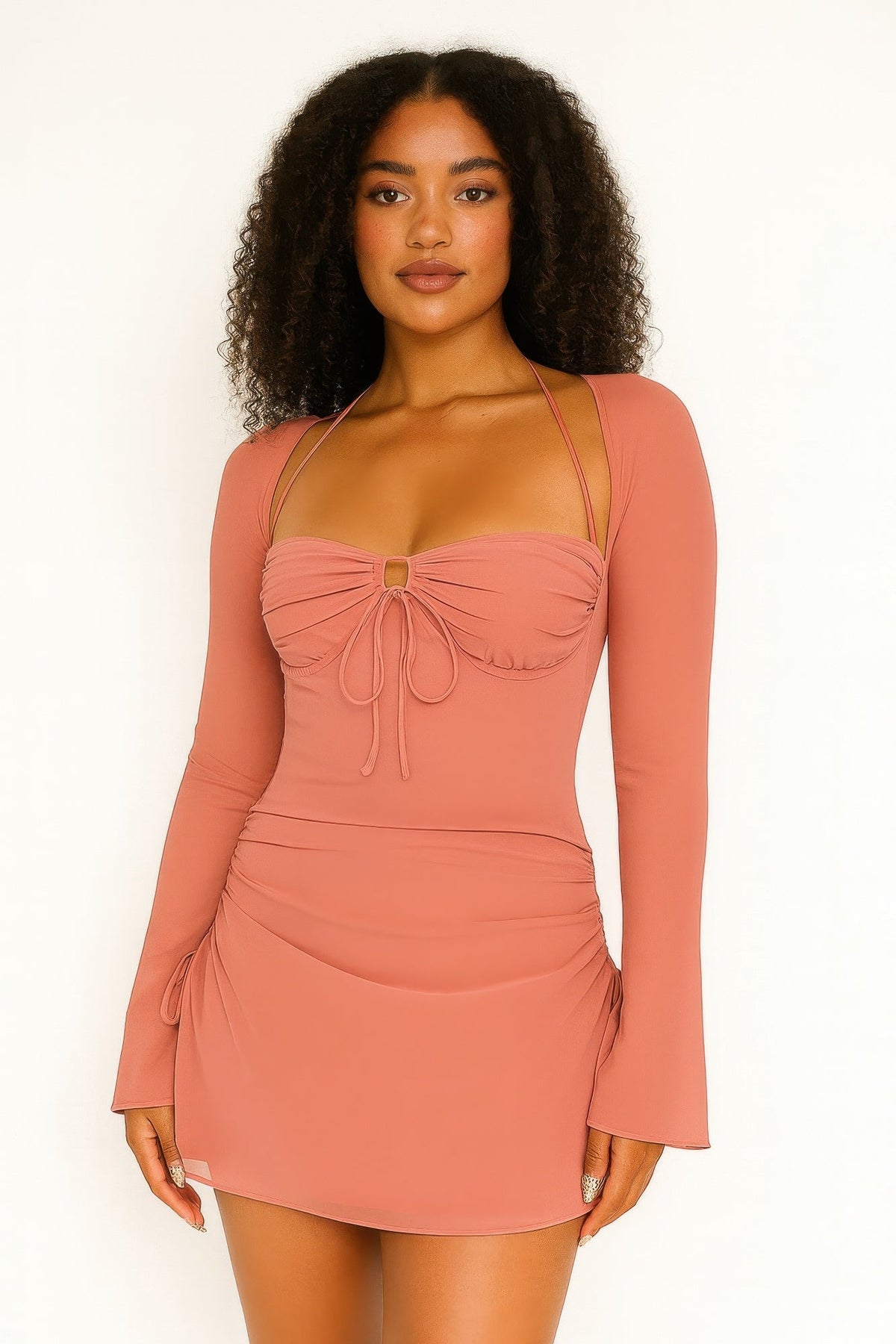 Peek Hole Mini Dress