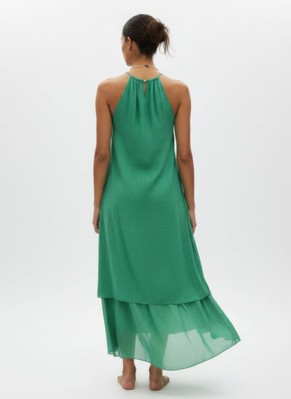 Mlle Gabrielle Solid Sleeveless Dress