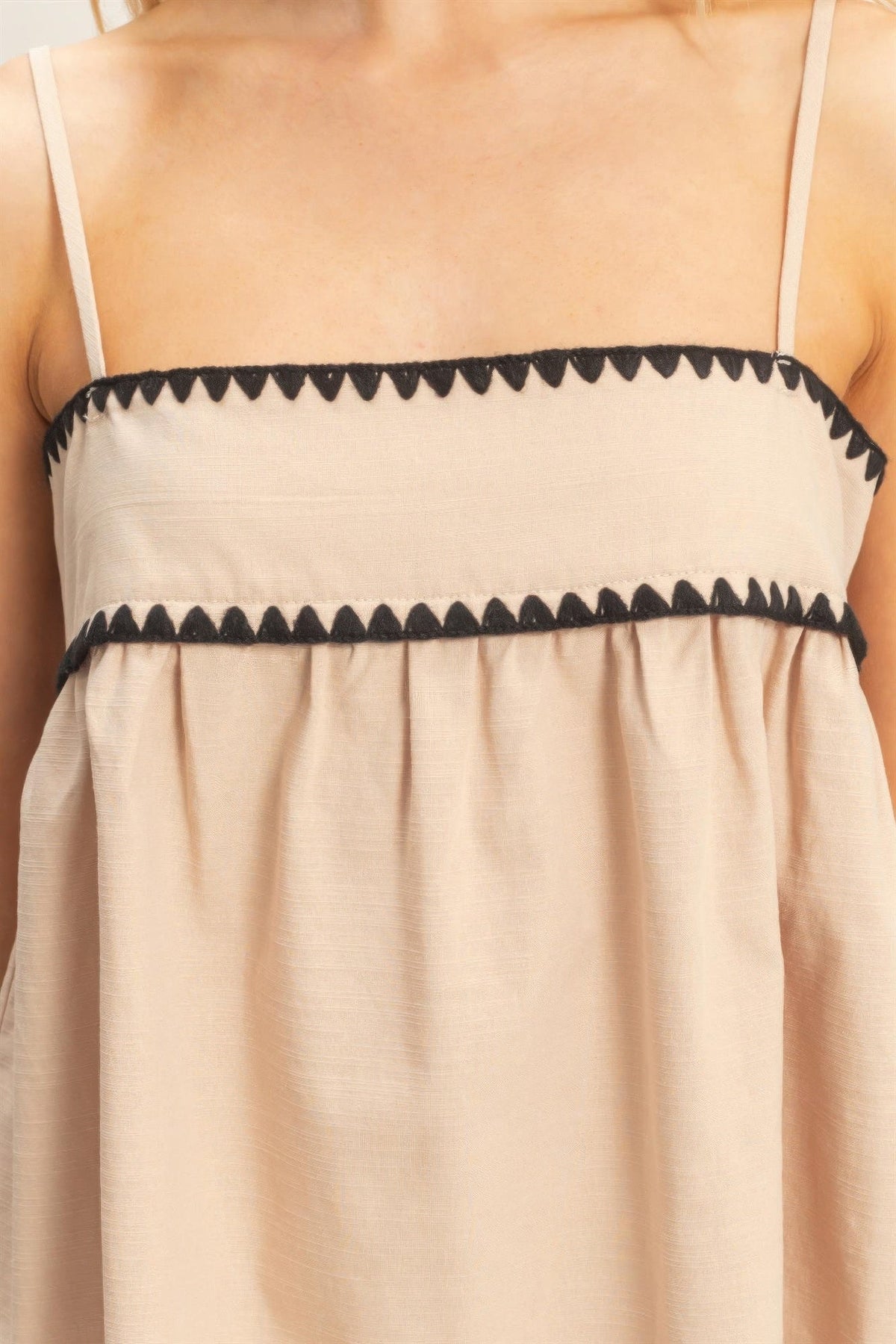 Sleeveless Babydoll Top