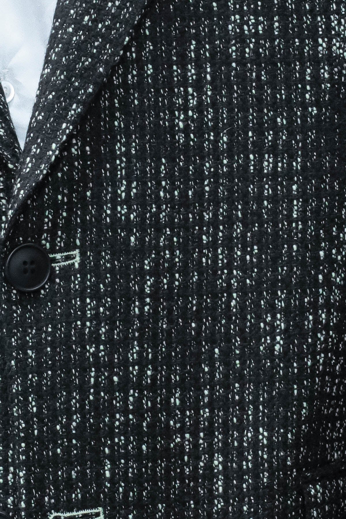 Slim Fit Patterned Sport Black Men Blazer - Wessi