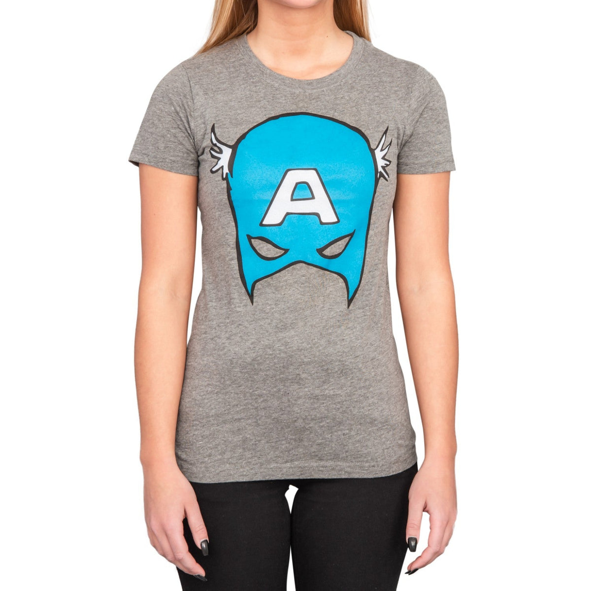 Captain America Big Blue A Mask Juniors/Women&
