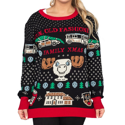 Christmas Vacation Old Fashioned Xmas Ugly Sweater