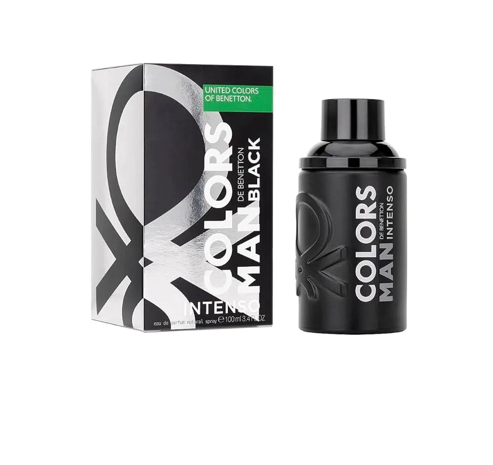 Colors Man Black Intenso By Benetton For Men 3.4oz EDP Spray