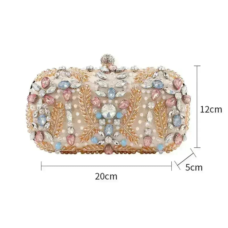 Luxury Rhinestone Clutch Bag - Wedding &amp; Party Purse | Femstylo