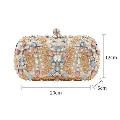 Luxury Rhinestone Clutch Bag - Wedding &amp; Party Purse | Femstylo